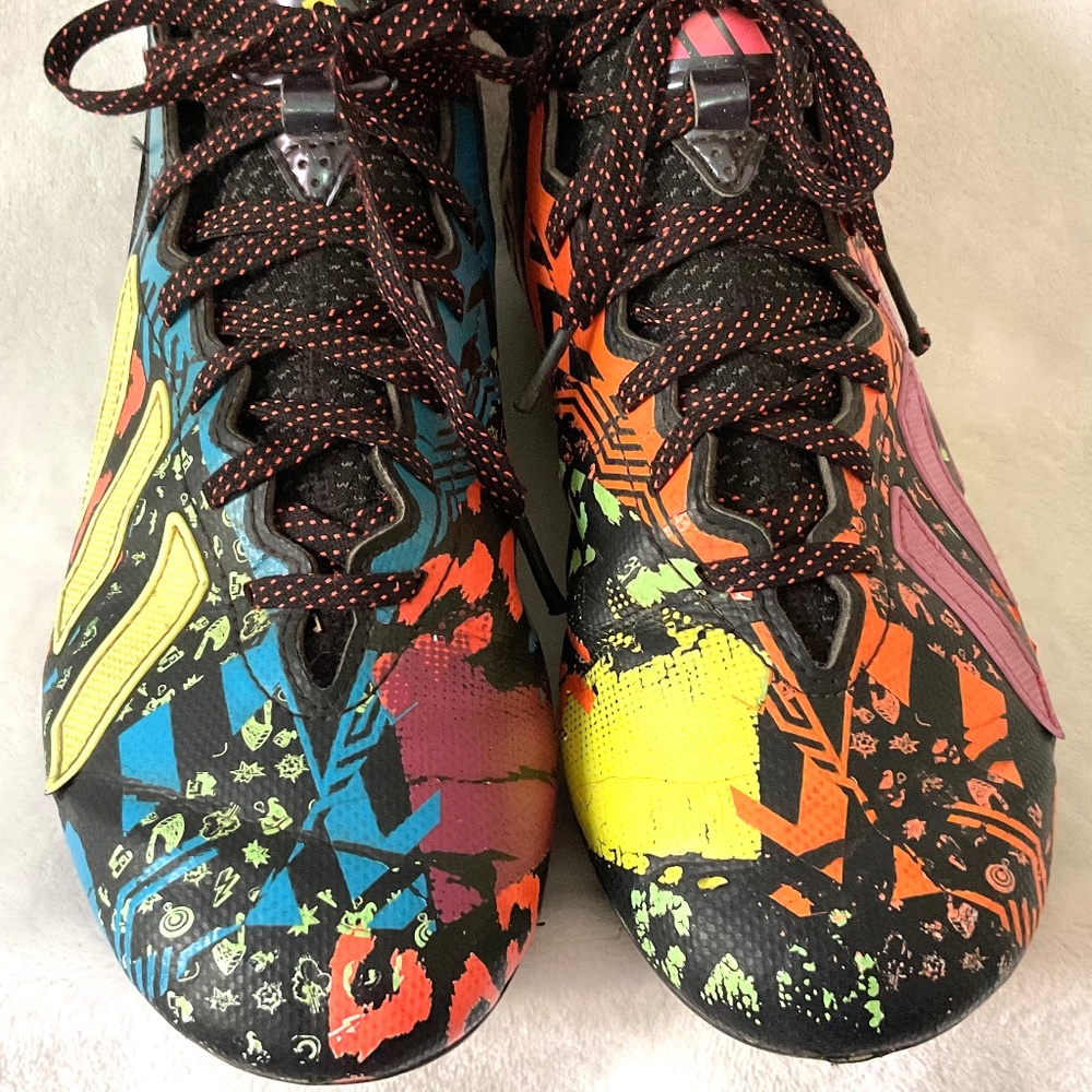 Adidas Men’s Freak 23 7v7 Mismatch Football Cleats Black / Multi Size 7 - Picture 6 of 15